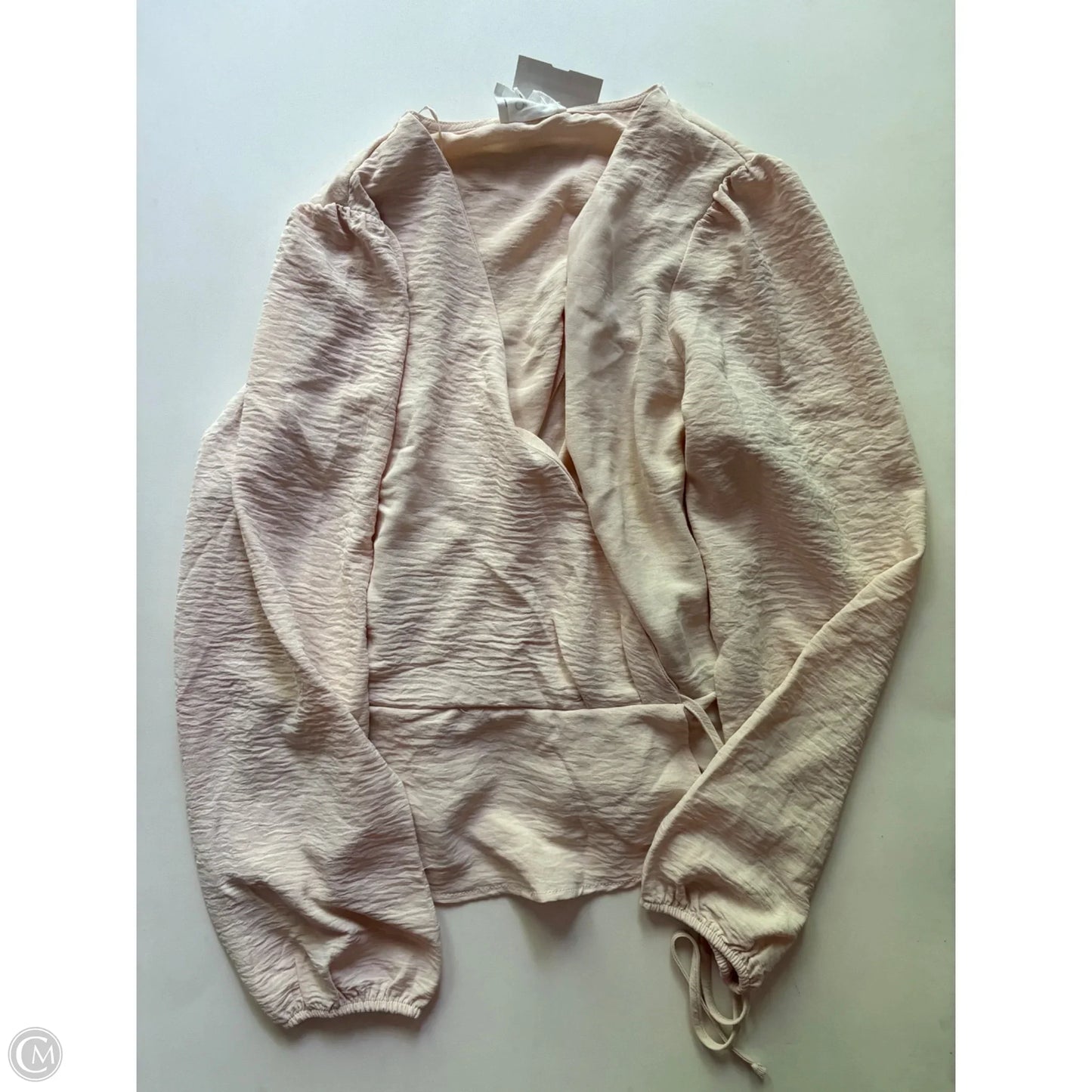 Blouse Long Sleeve By Olive And Oak In Cream, Size: M