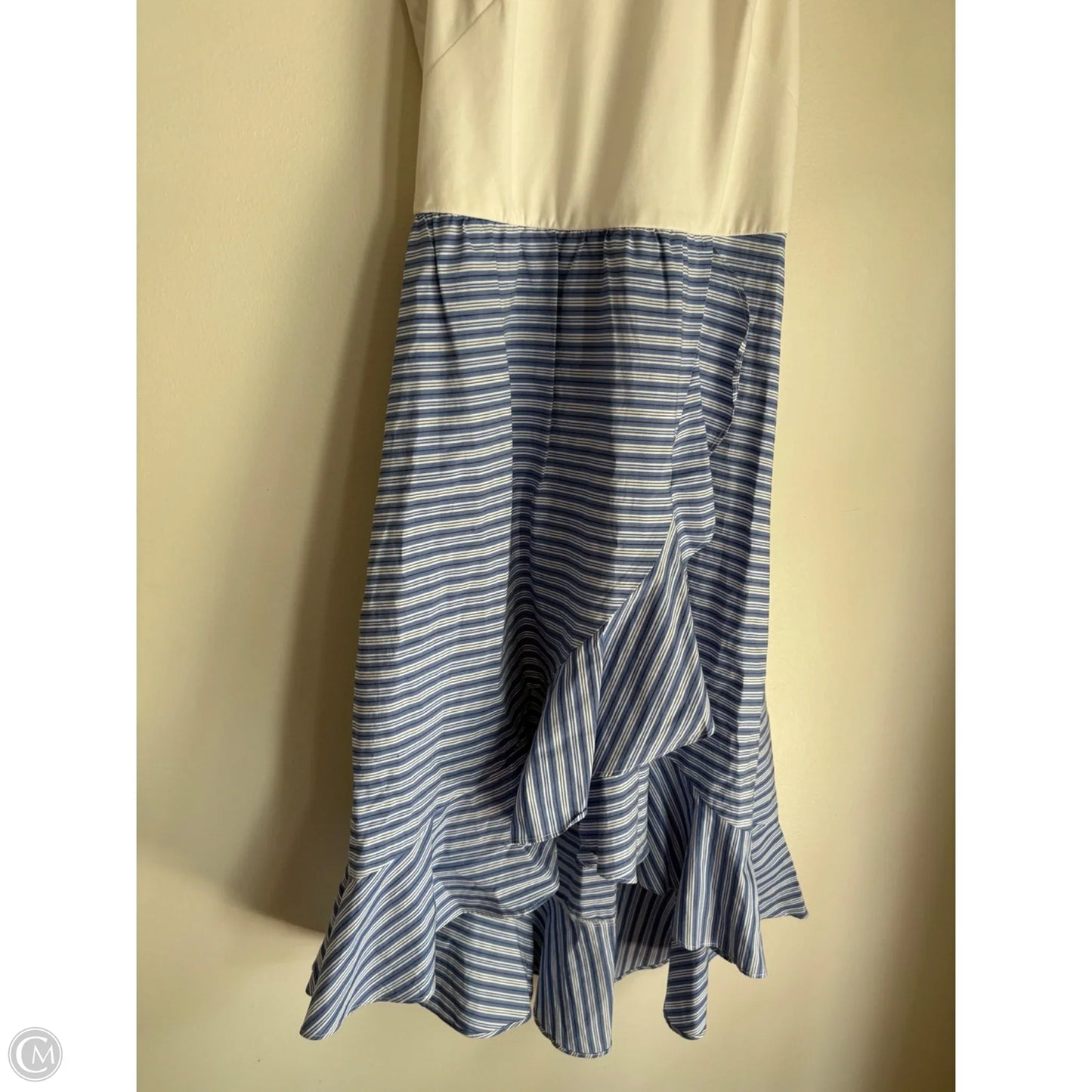 Dress Casual Midi By Vince Camuto In Striped Pattern, Size: 4