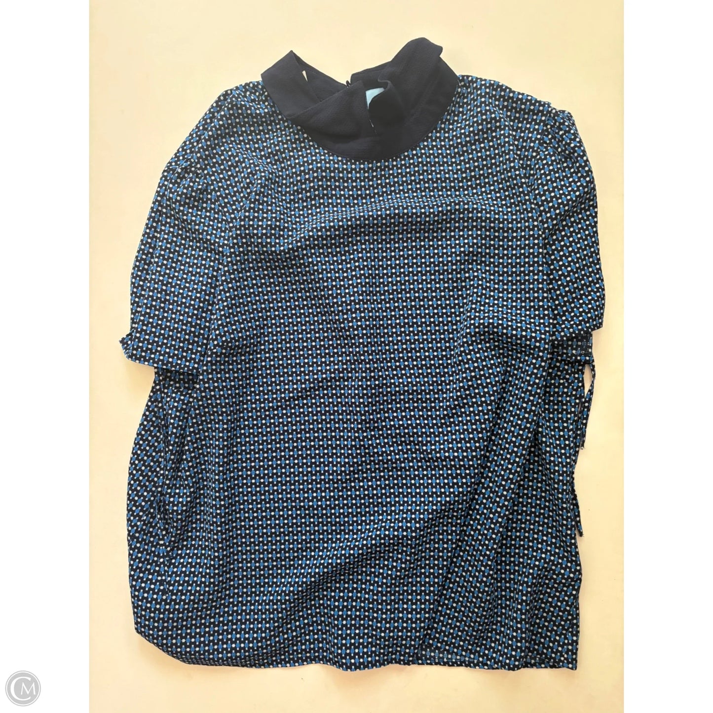 Top Short Sleeve By Cece In Blue, Size: Xl