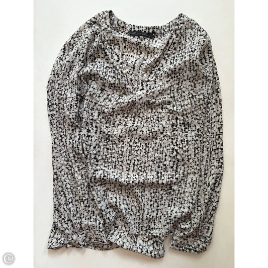 Blouse Long Sleeve By Rose And Olive In White, Size: Xl