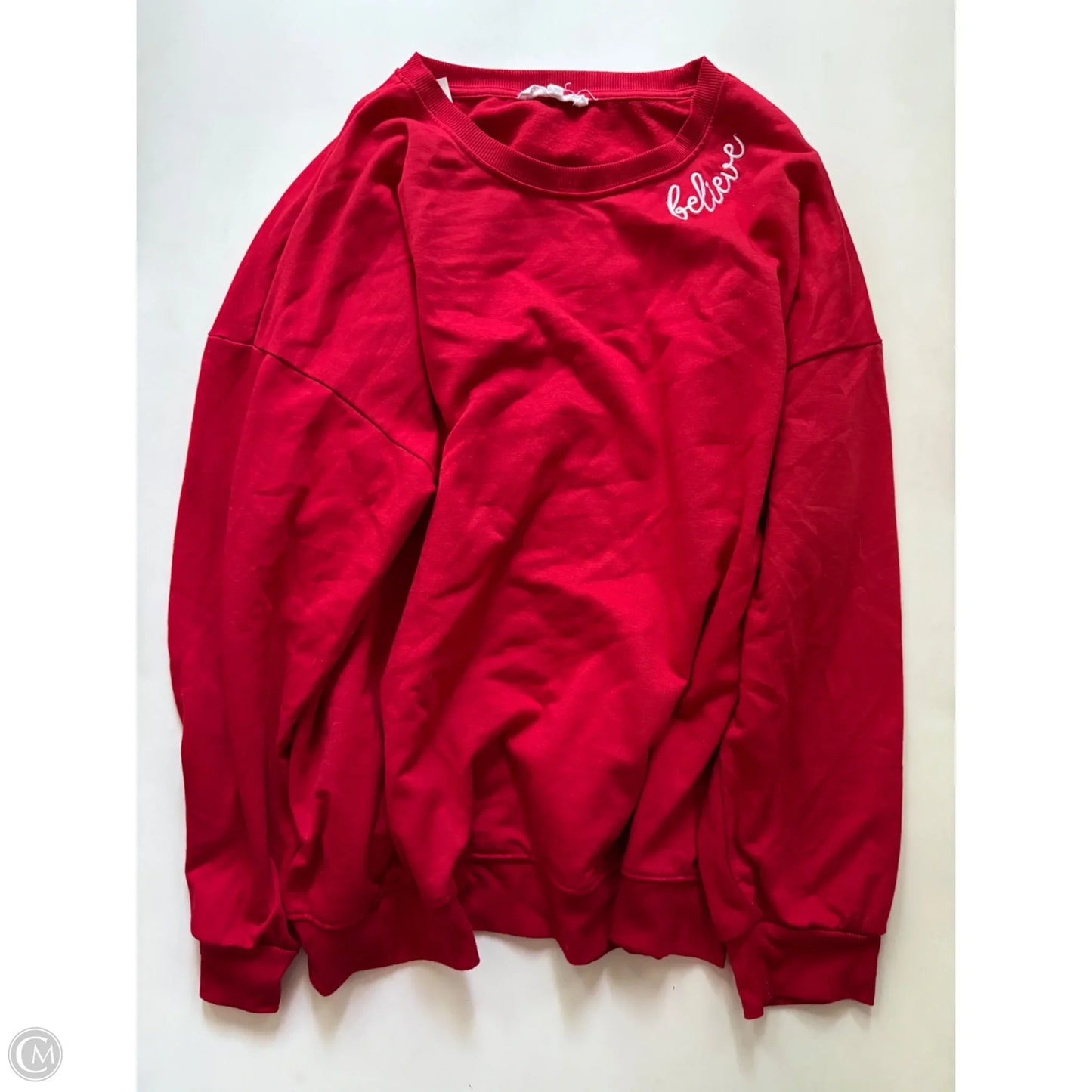 Sweatshirt Crewneck By Workshop In Red, Size: 2x