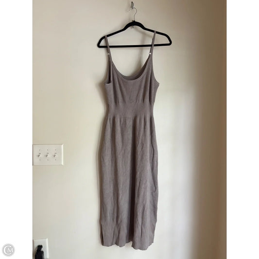 Dress Casual Maxi By Freshman In Grey, Size: Xl