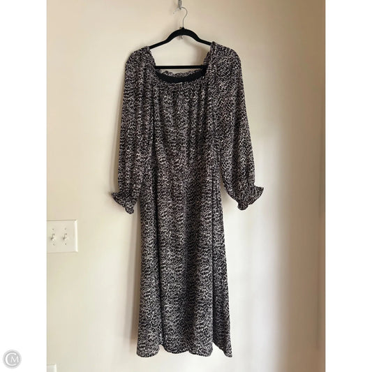 Dress Work By Talbots In Animal Print, Size: L