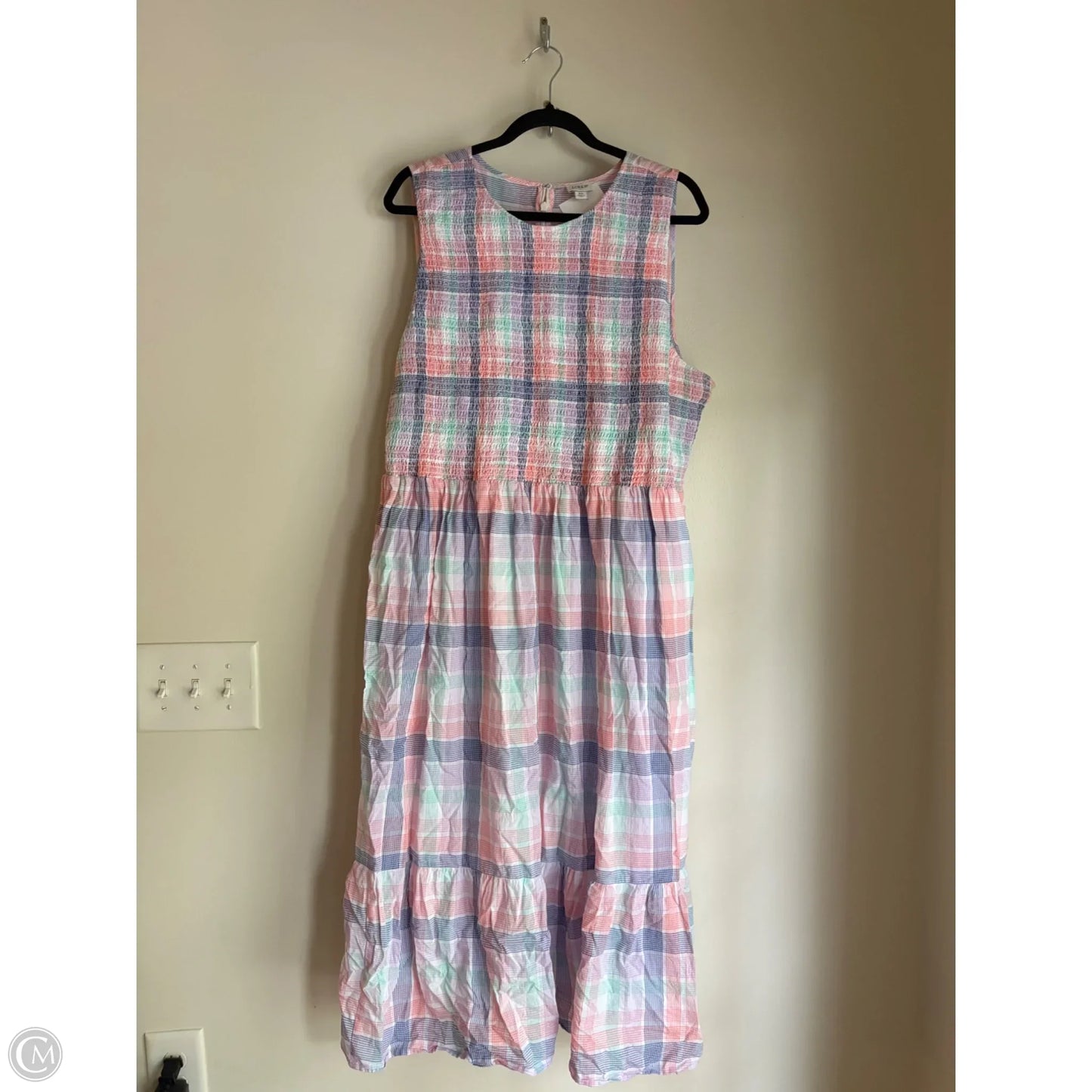 Dress Casual Maxi By J. Crew In Multi-colored, Size: 3x