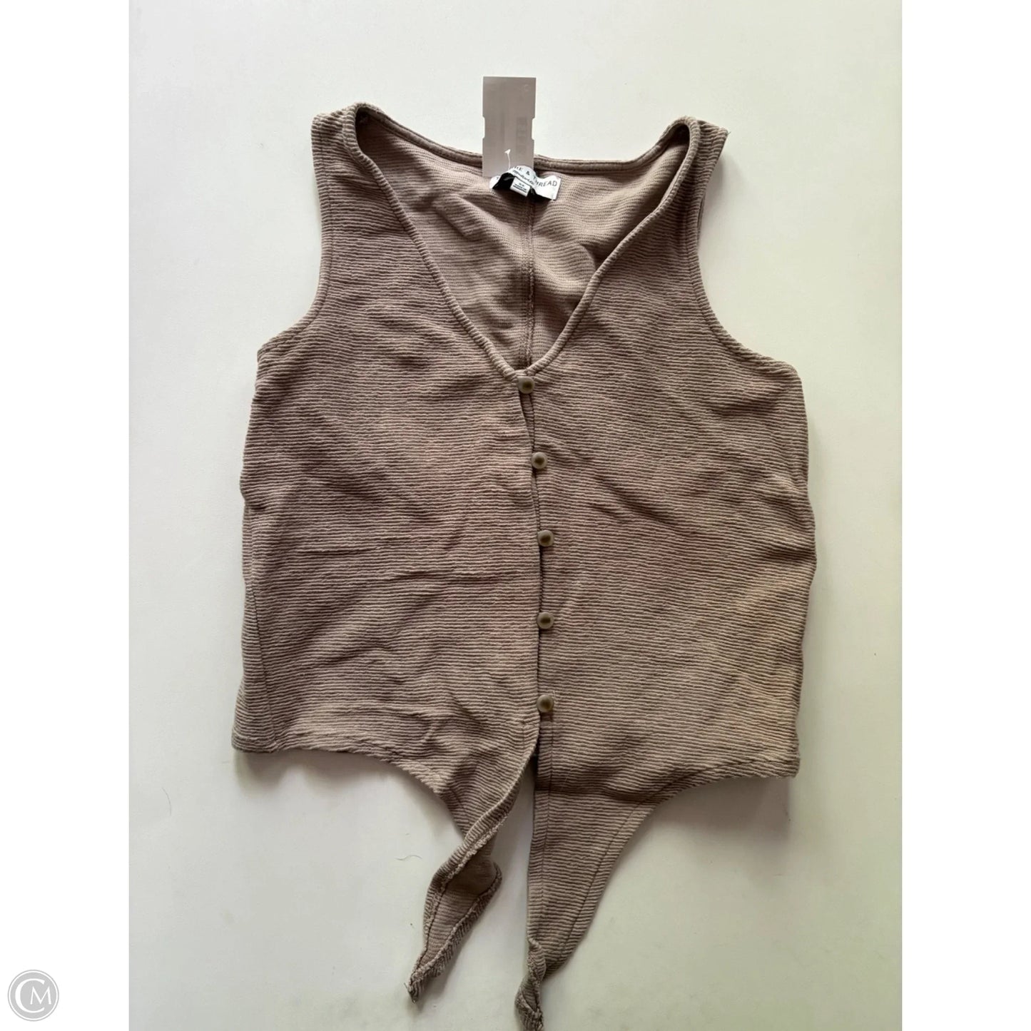Top Sleeveless By Madewell In Brown, Size: Xs