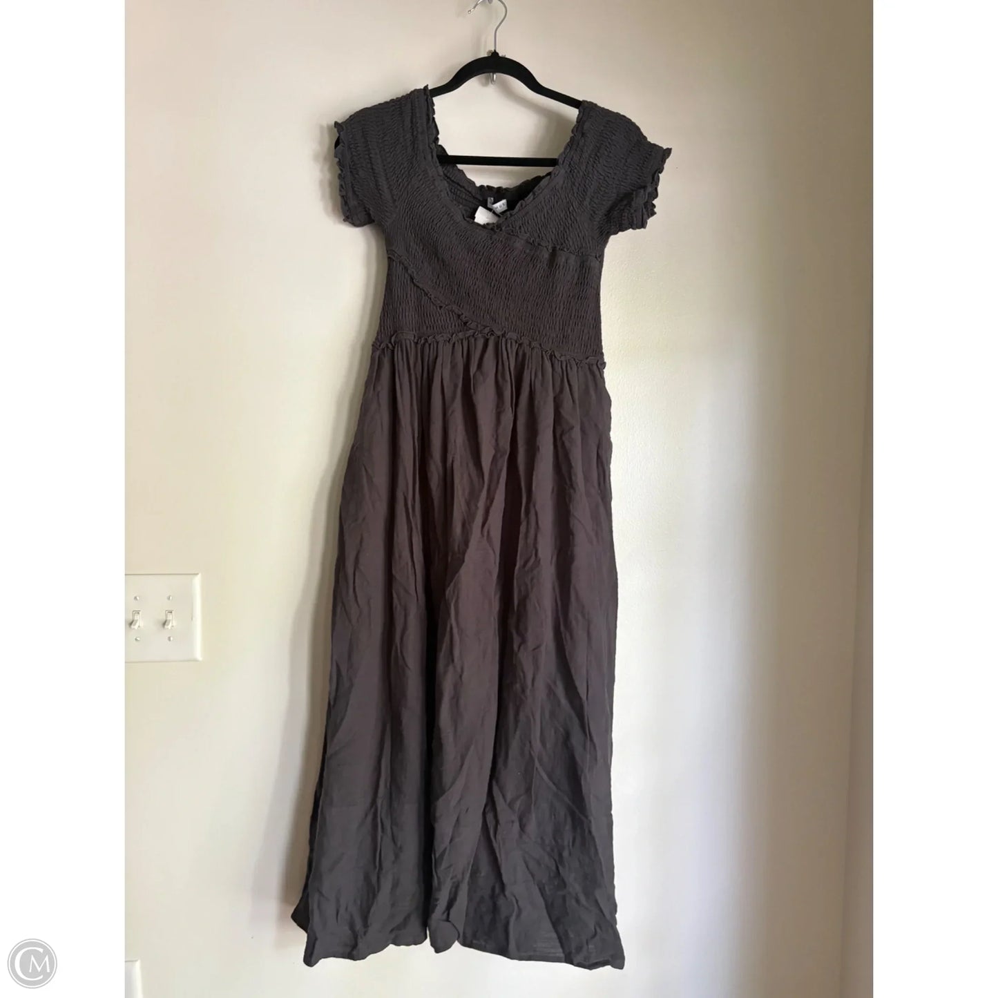 Dress Casual Maxi By Miou In Grey, Size: S