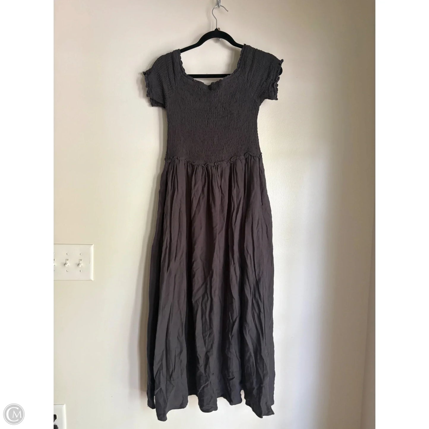 Dress Casual Maxi By Miou In Grey, Size: S