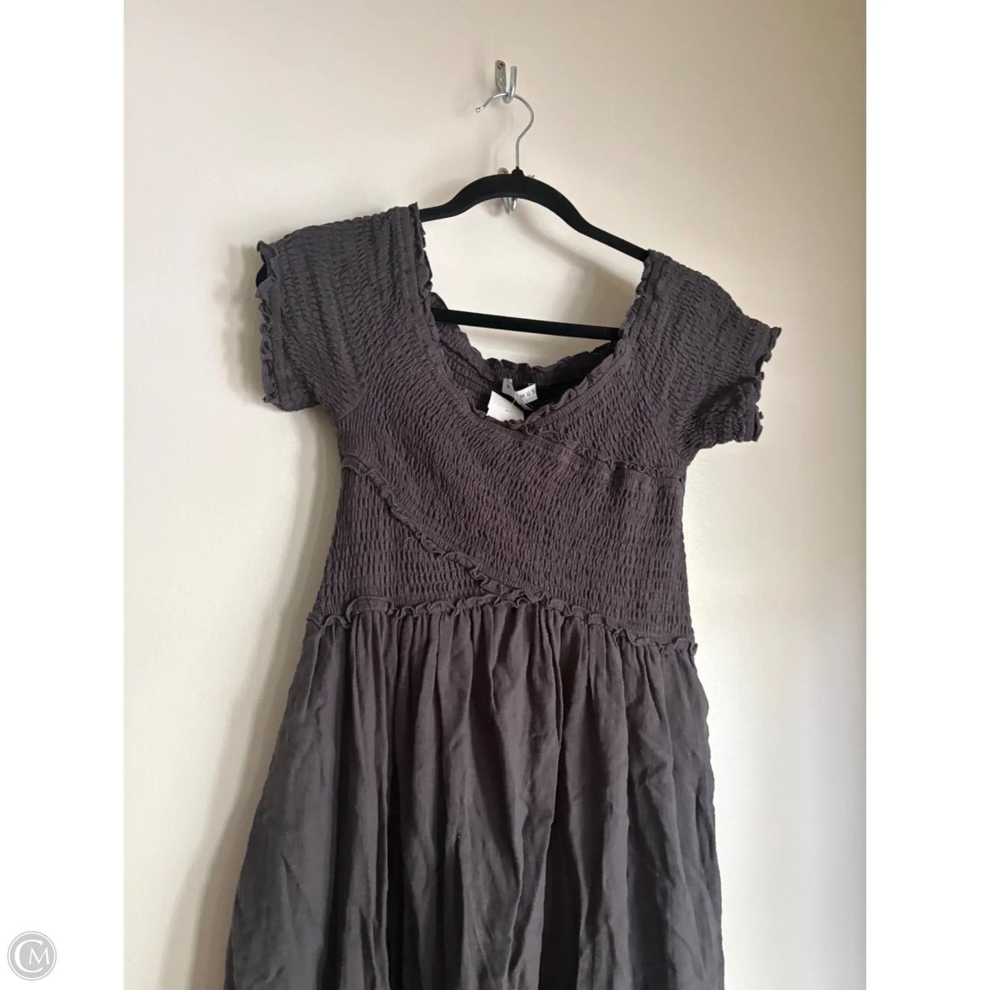 Dress Casual Maxi By Miou In Grey, Size: S