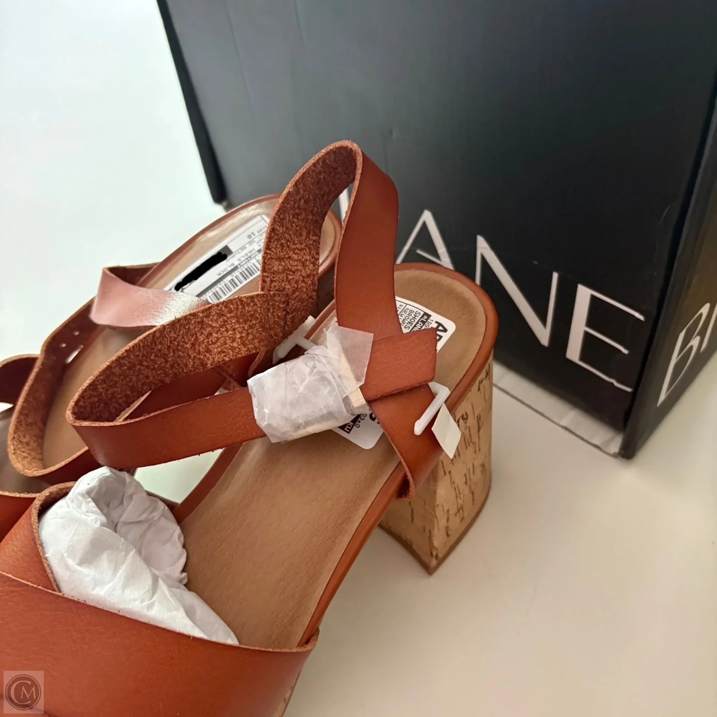 Shoes Heels Block By Lane Bryant In Brown, Size: 10