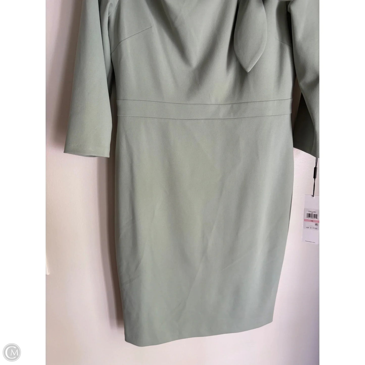 Dress Work By Calvin Klein In Green, Size: M