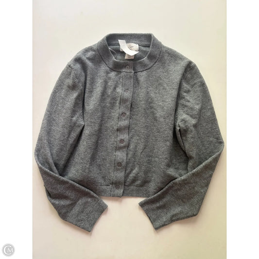 Sweater Cardigan By Jessica Simpson In Grey, Size: S