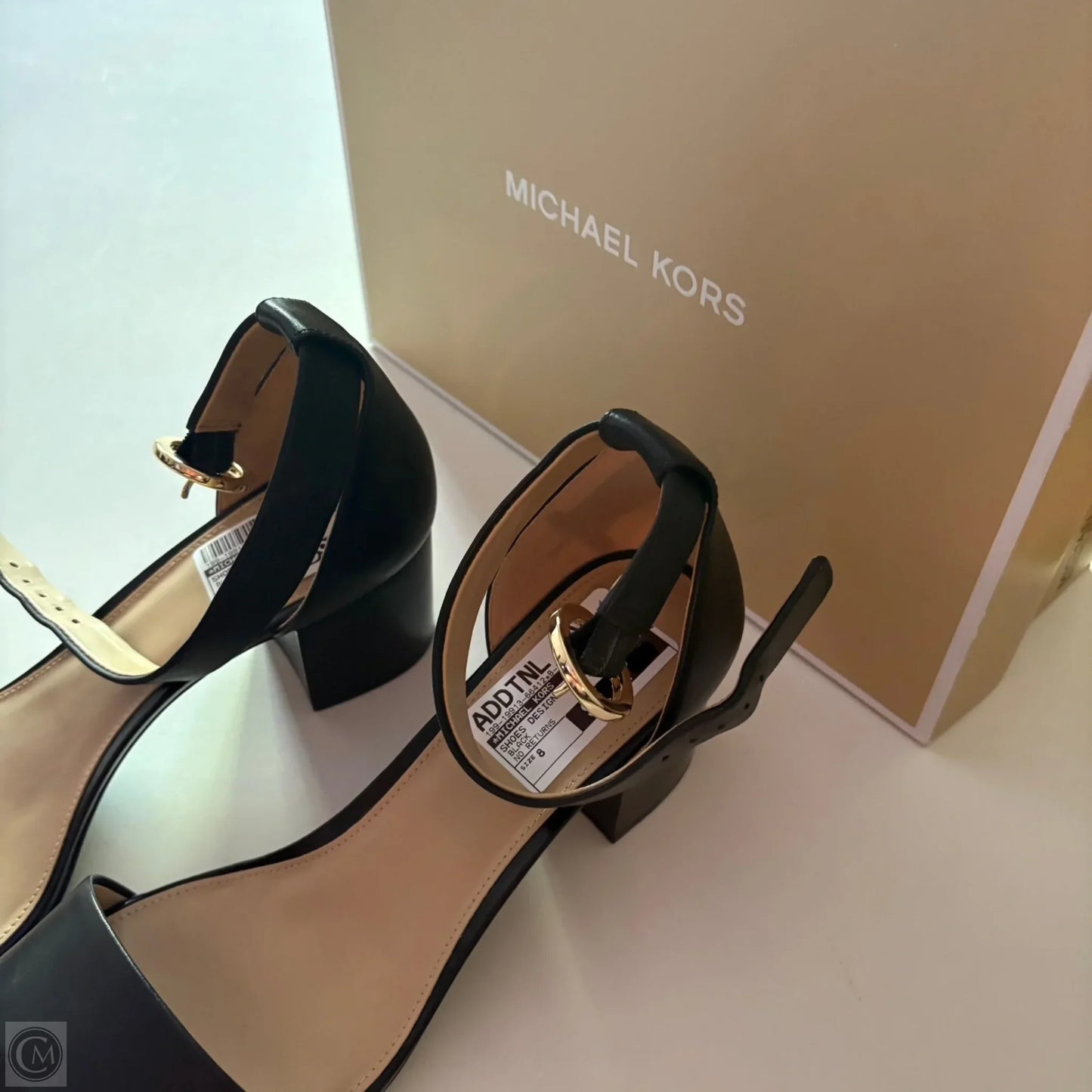 Shoes Designer By Michael Kors In Black, Size: 8