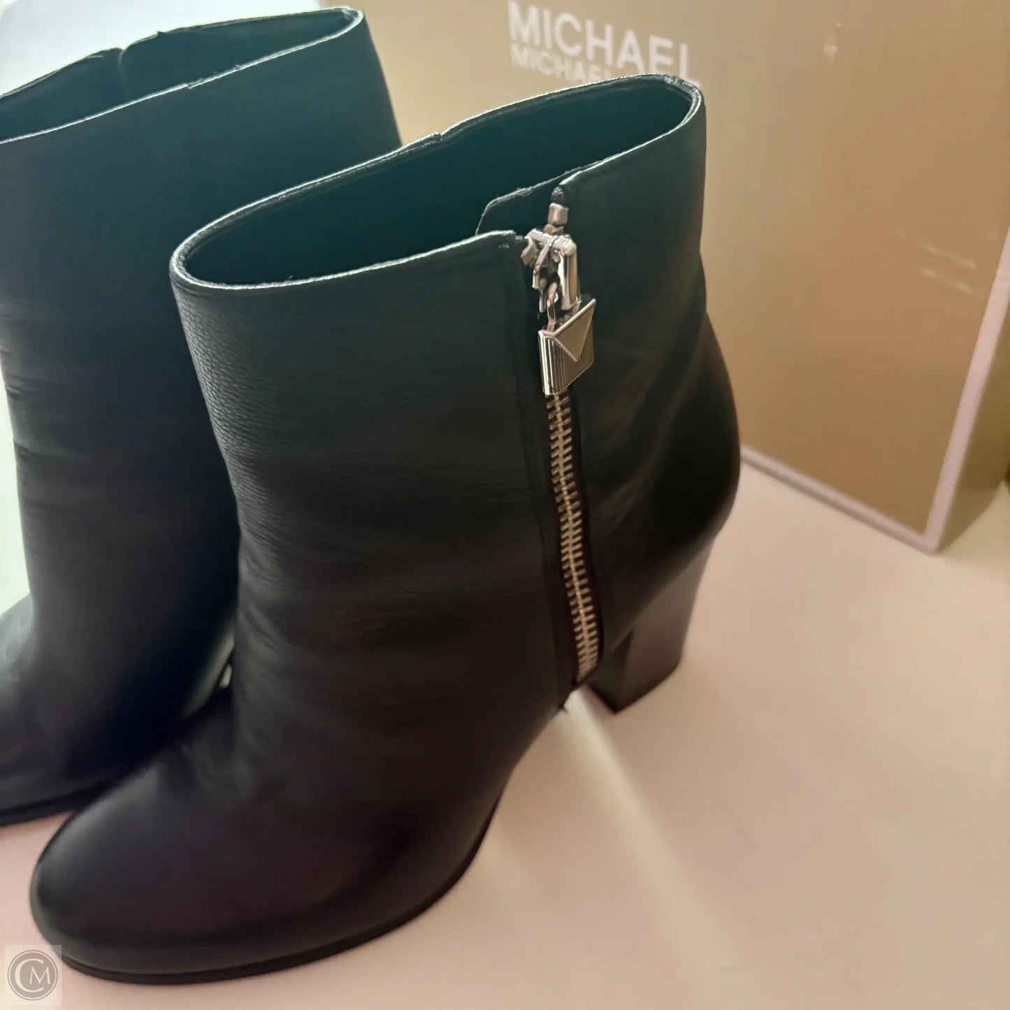 Boots Designer By Michael Kors In Black, Size: 7.5