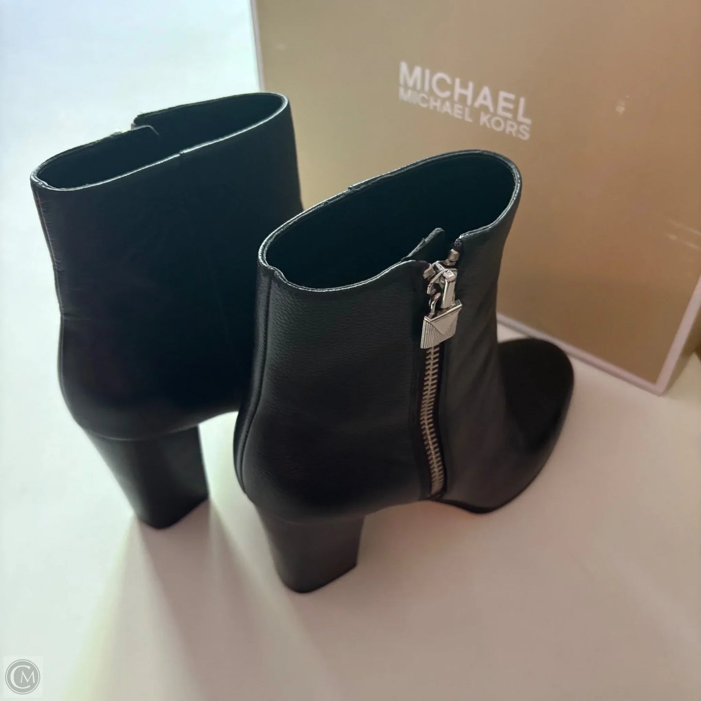 Boots Designer By Michael Kors In Black, Size: 7.5
