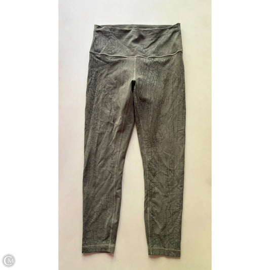 Athletic Leggings By Lululemon In Grey, Size: M