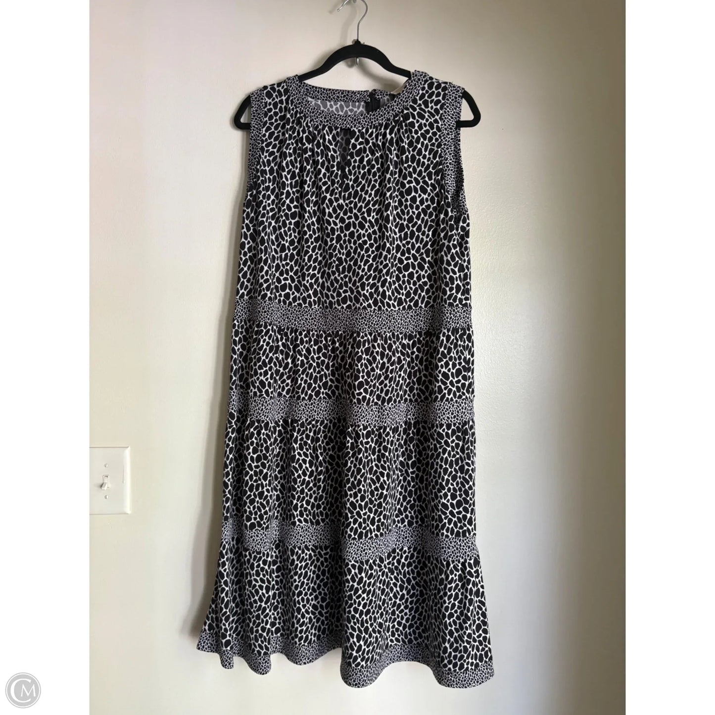 Dress Designer By Michael Kors In Animal Print, Size: 1x