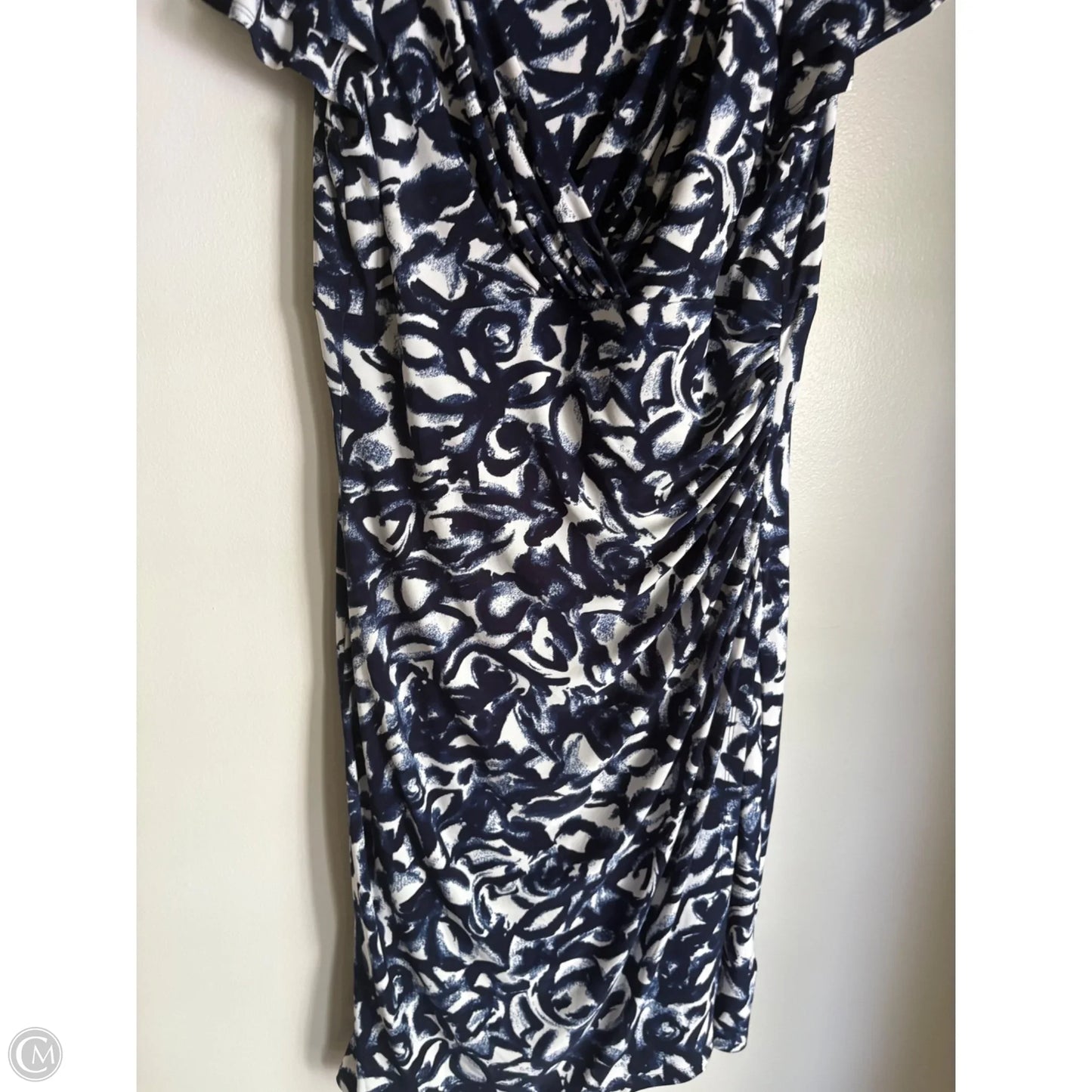 Dress Work By Ralph Lauren In Blue, Size: L