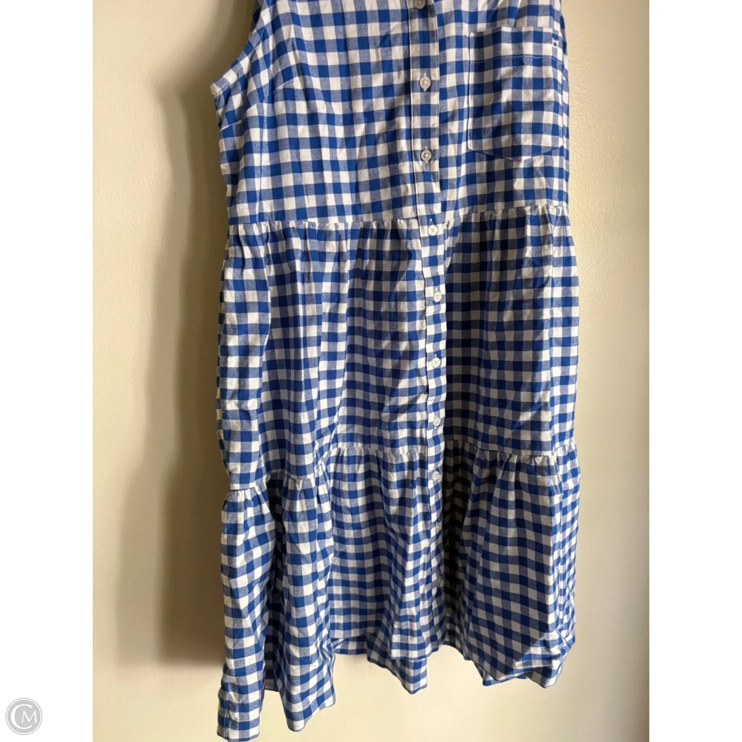 Dress Casual Midi By Crown And Ivy In Checkered Pattern, Size: Xs