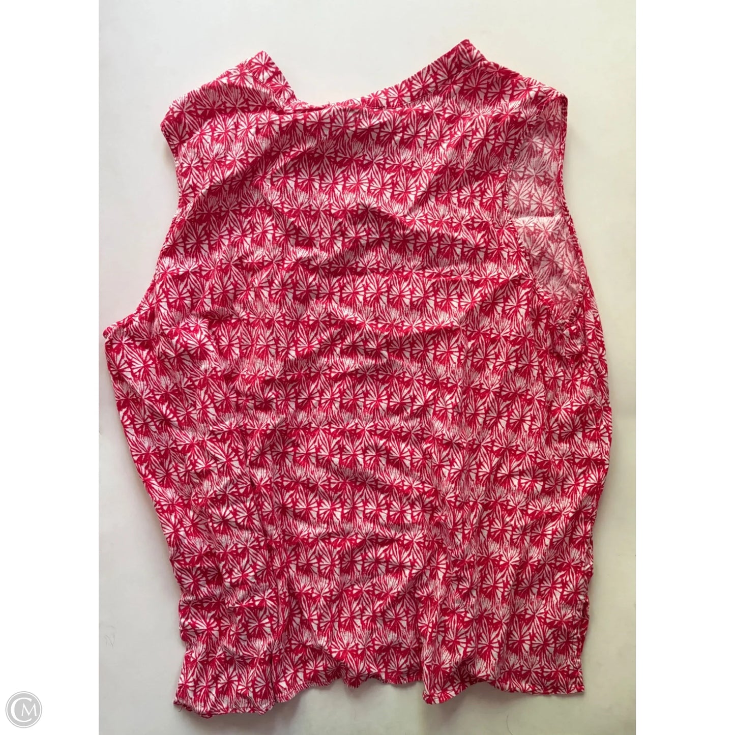 Top Sleeveless By Ana Christine In Red, Size: 2x