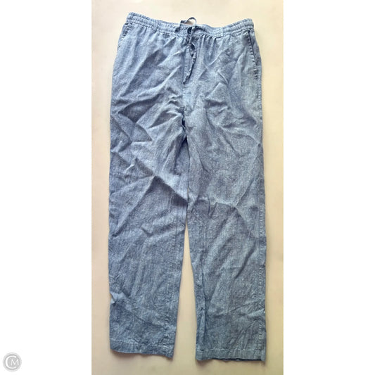 Pants Linen By Najia In Blue, Size: 16