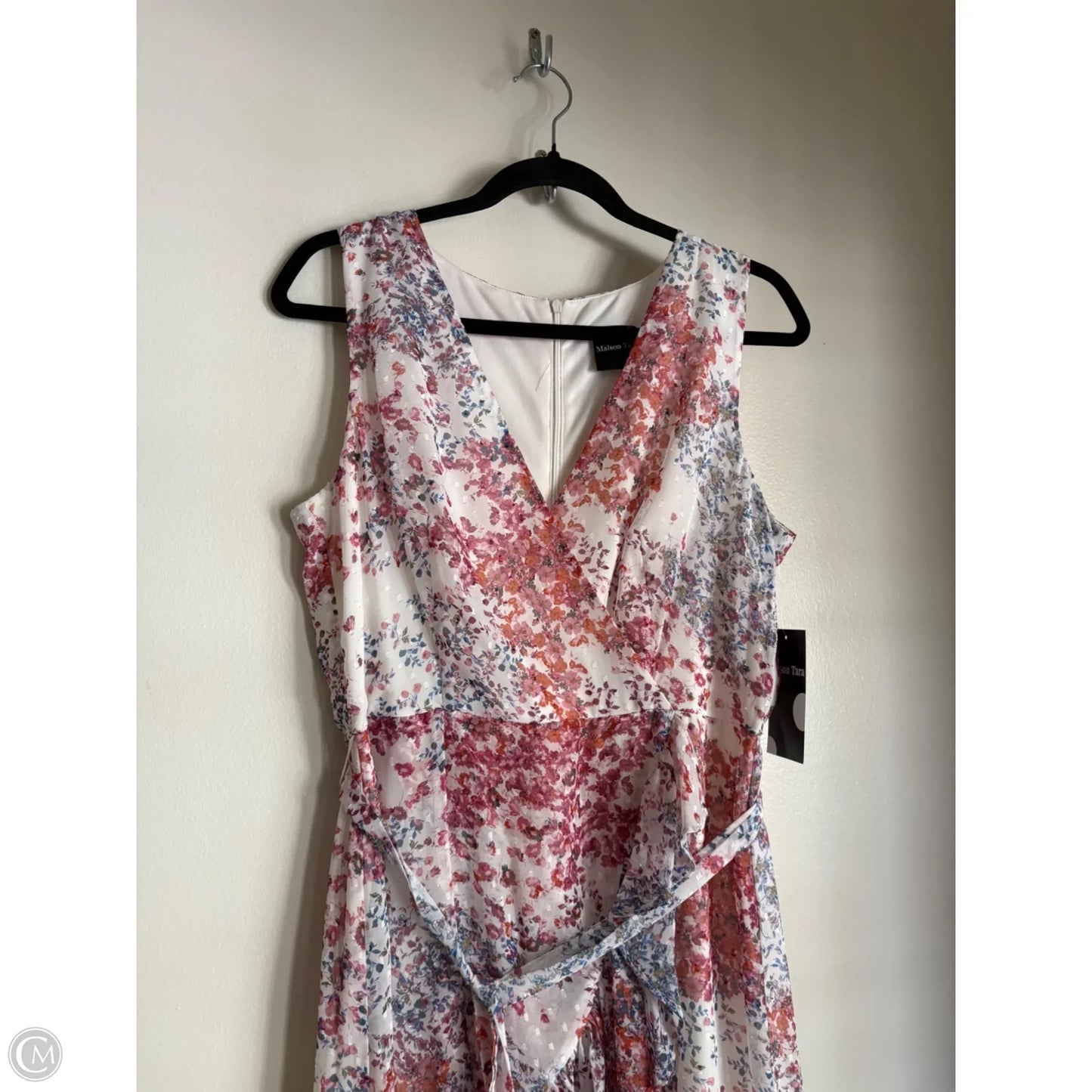 Dress Work By Maison Tara In Floral Print, Size: M