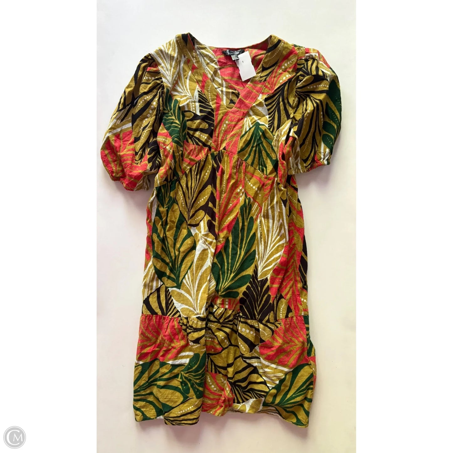 Dress Casual Midi By Mlle Gabrielle In Multi-colored, Size: M