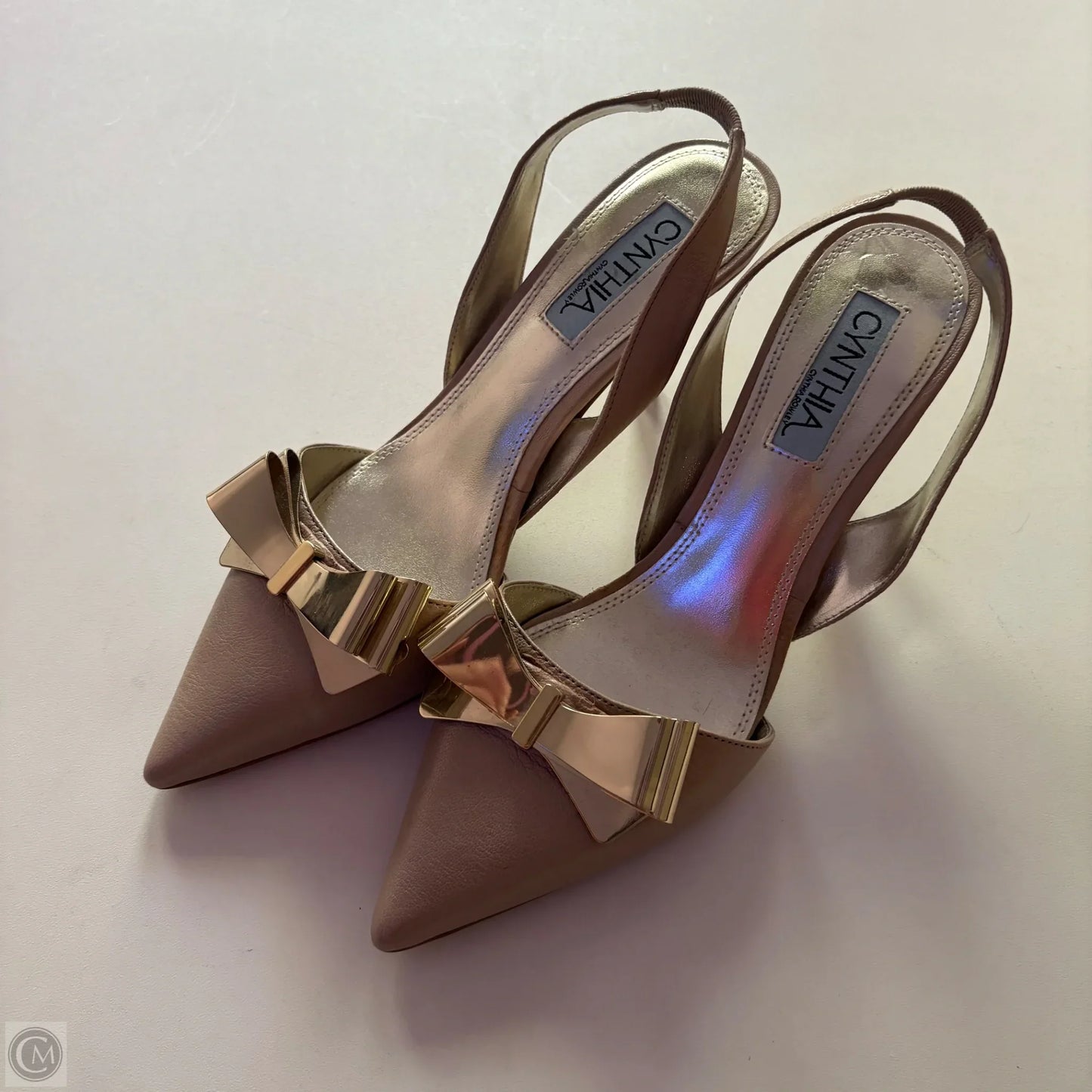 Shoes Heels Kitten By Cynthia Rowley In Cream, Size: 7