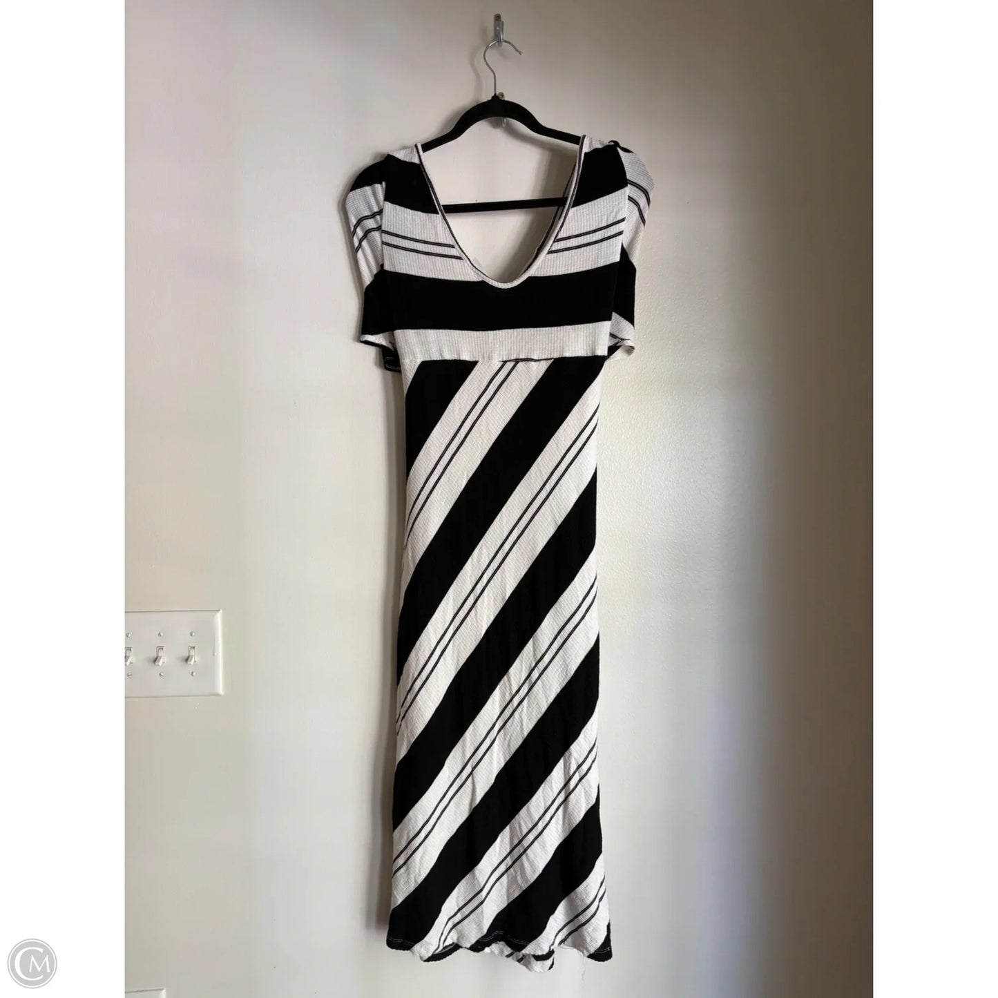 Dress Casual Maxi By Cato In Striped Pattern, Size: L
