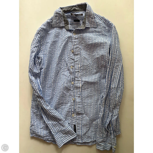 Top Long Sleeve Designer By Michael Kors In Striped Pattern, Size: S