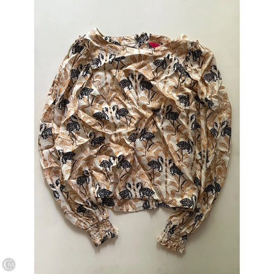 Blouse Designer By Lilly Pulitzer In Animal Print, Size: S