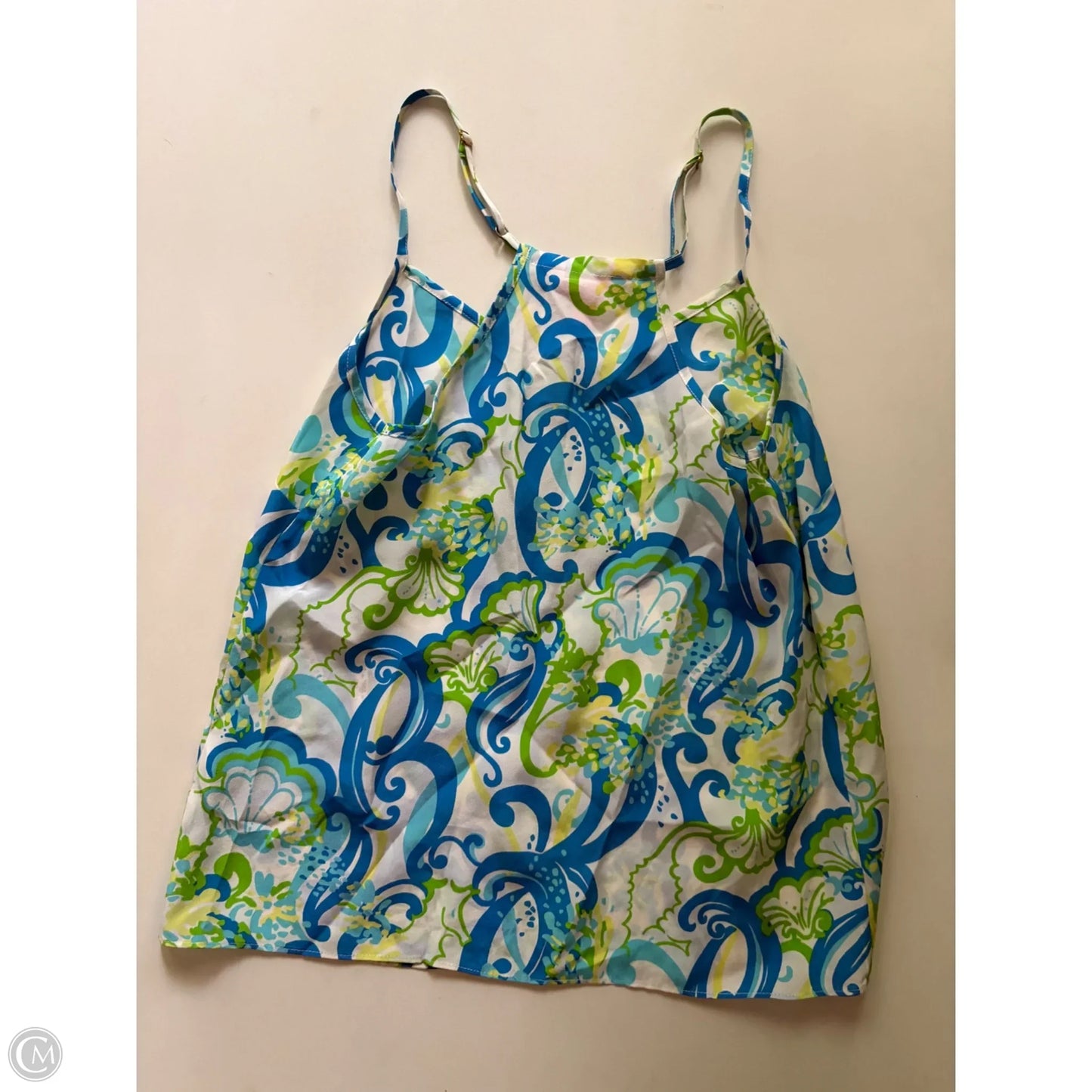 Tank Top Designer By Lilly Pulitzer In Blue, Size: Xs