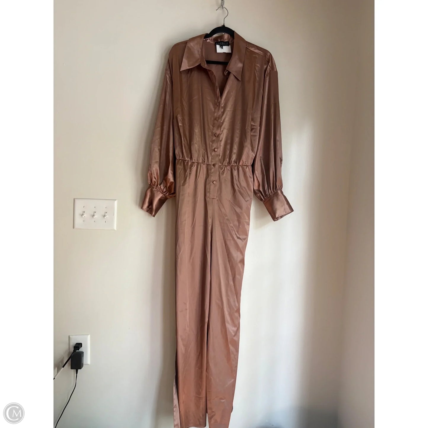 Jumpsuit By Eloquii In Brown, Size: 1x