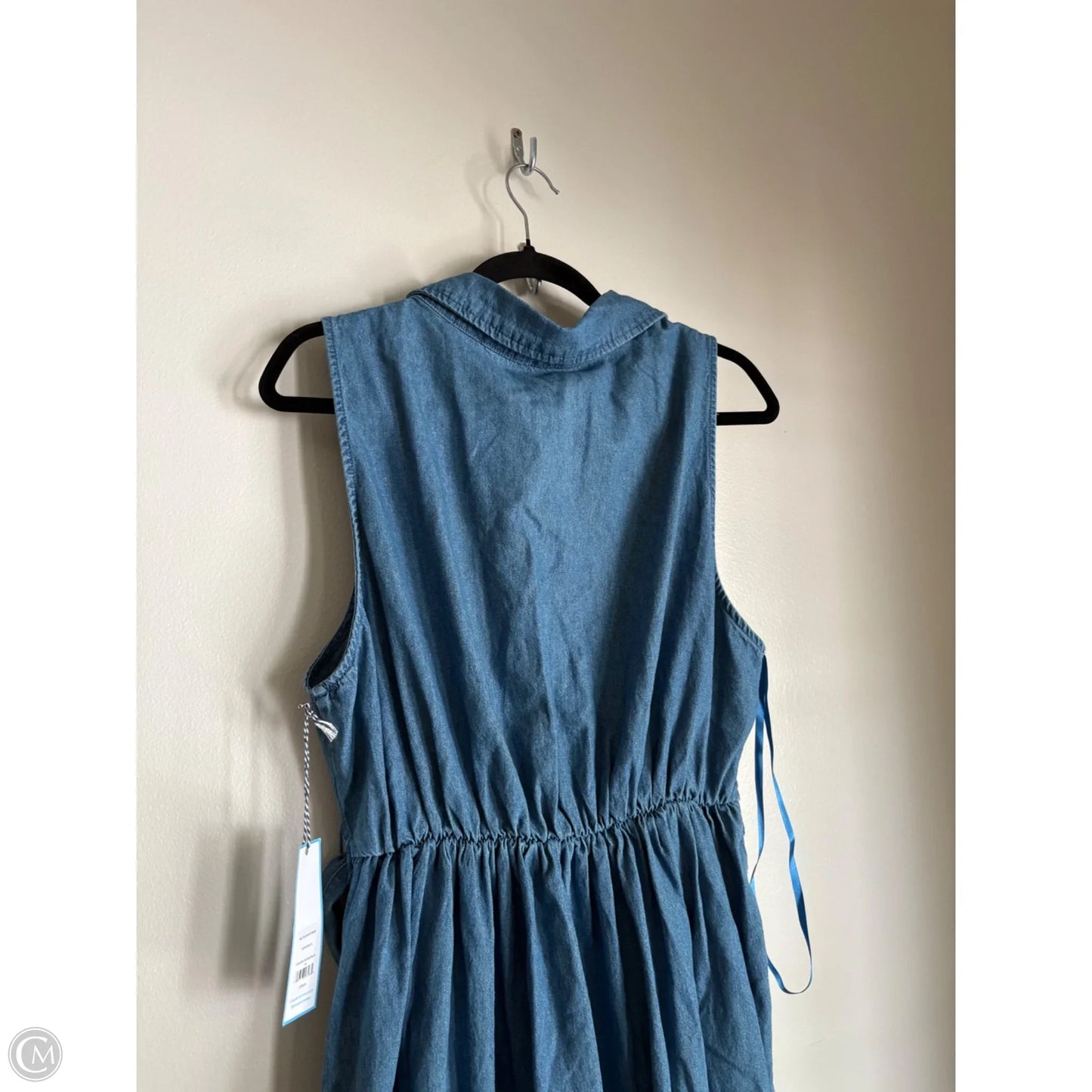 Dress Casual Midi By Draper James In Blue, Size: 1x