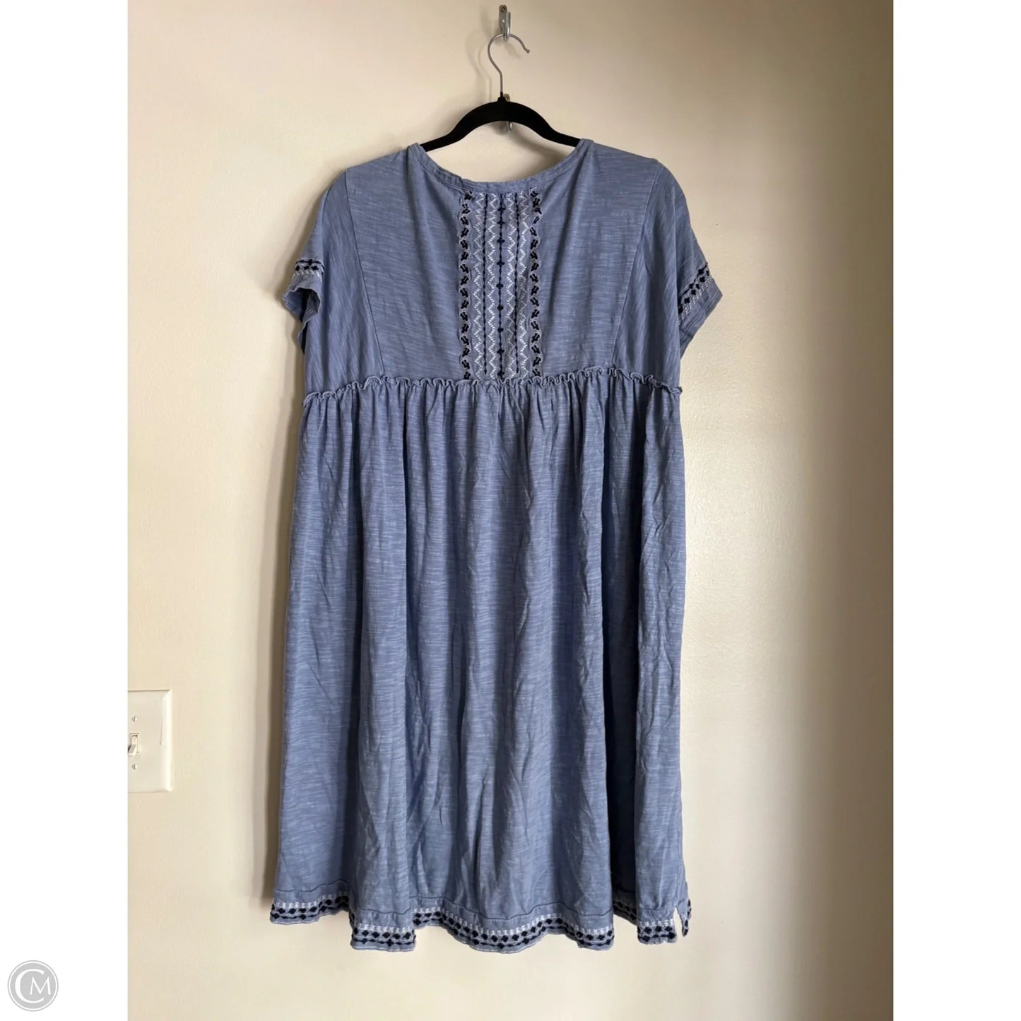 Dress Casual Midi By Crown And Ivy In Blue, Size: 2x
