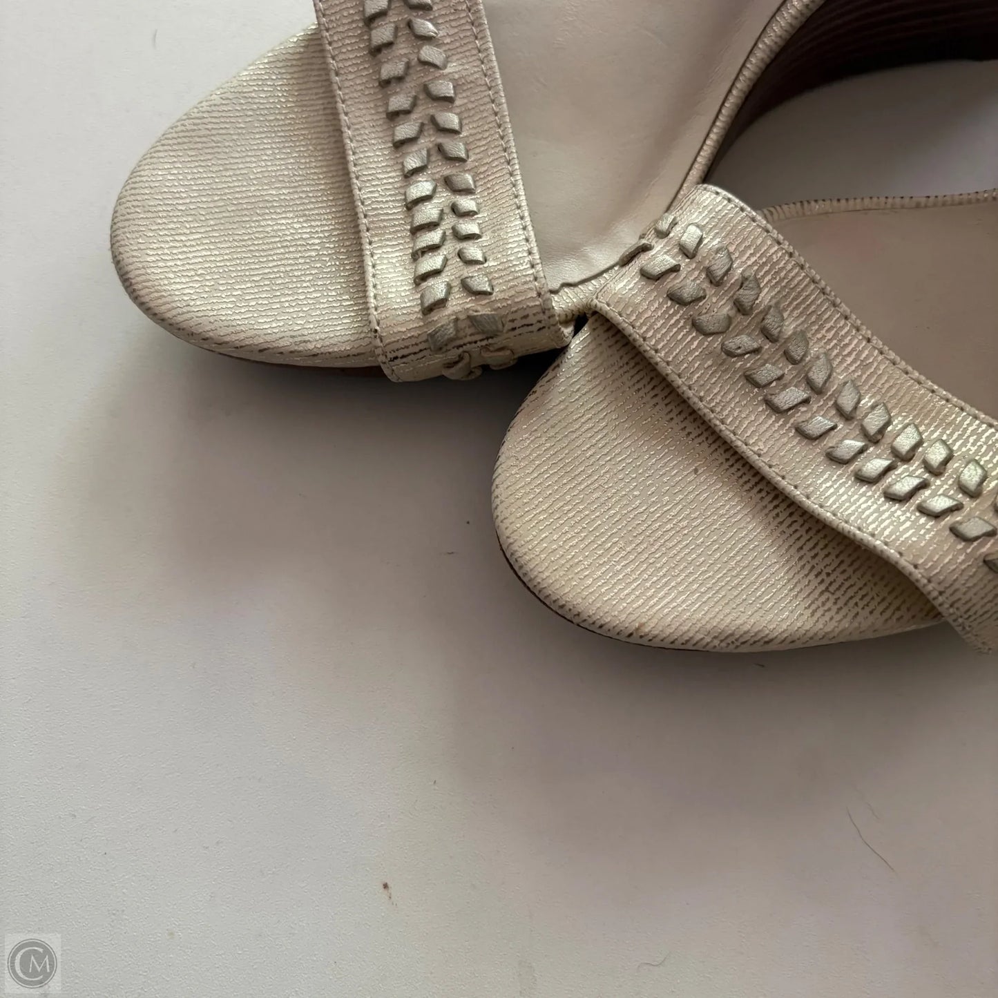 Shoes Heels Block By Jack Rogers In Gold, Size: 8.5