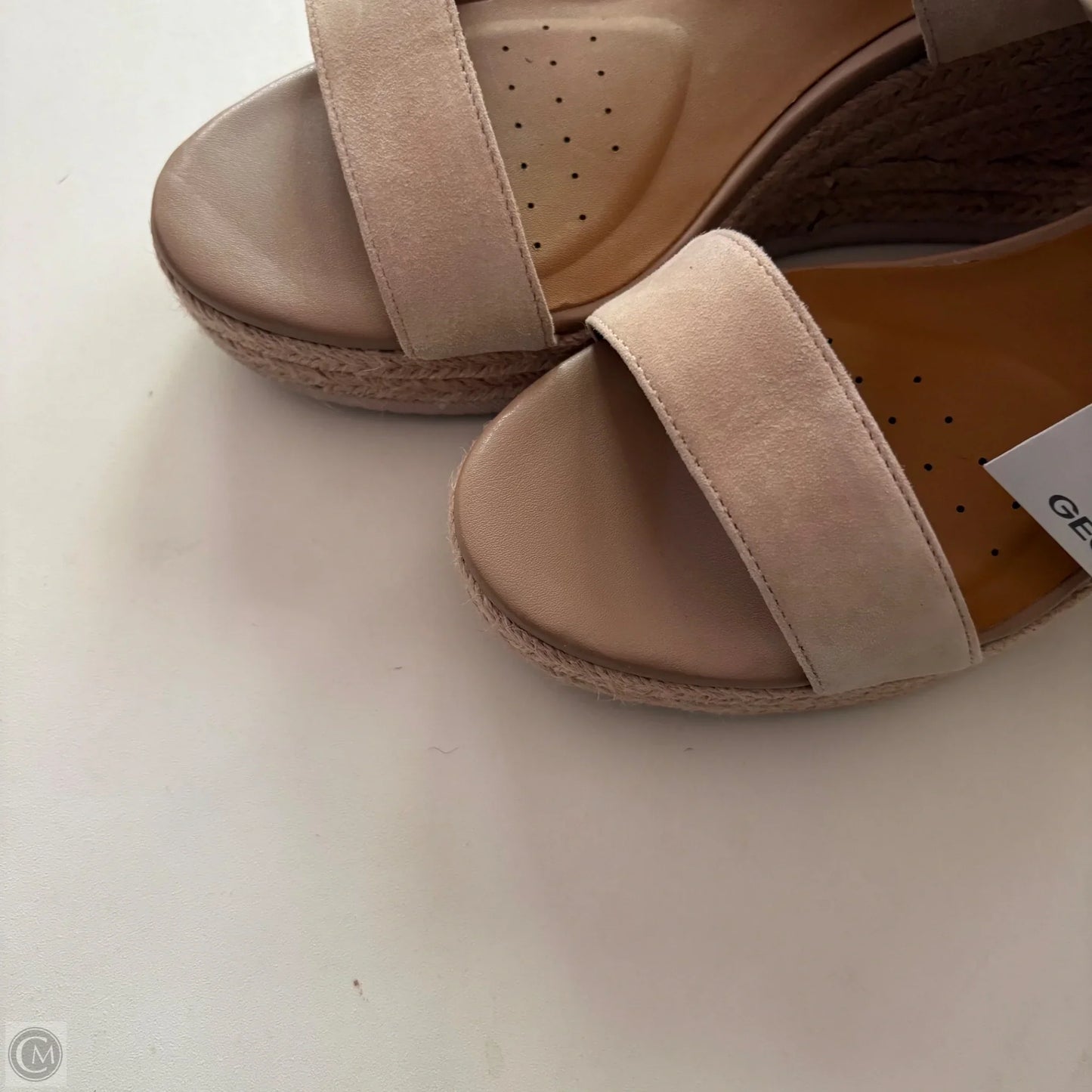 Shoes Heels Block By Geox Shoes In Tan, Size: 8.5