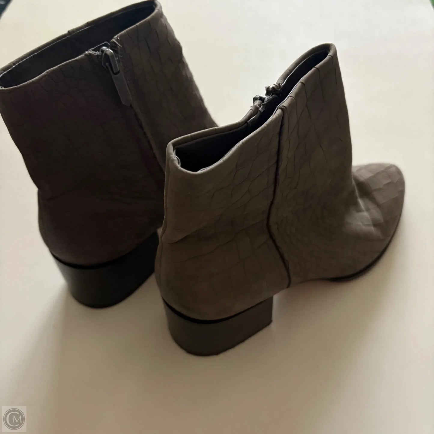 Boots Ankle Heels By Sam Edelman In Grey, Size: 9