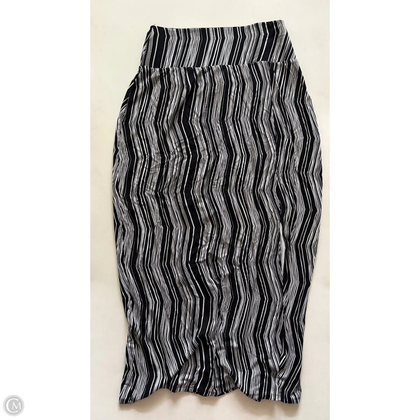 Skirt Maxi By Apt 9 In Striped Pattern, Size: 4