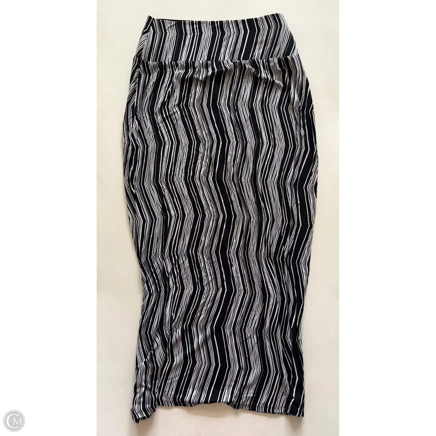 Skirt Maxi By Apt 9 In Striped Pattern, Size: 4