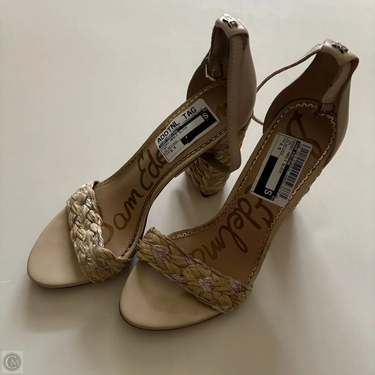 Shoes Heels Block By Sam Edelman In Tan, Size: 8.5