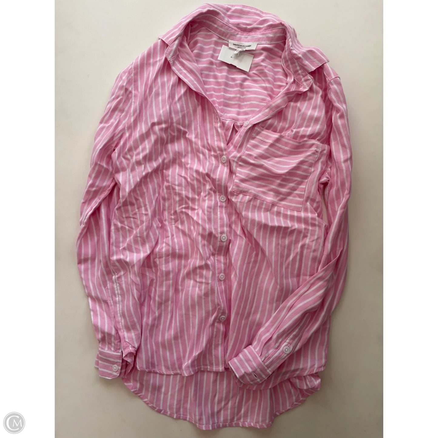 Top Long Sleeve By Beachlunchlounge In Striped Pattern, Size: Xs