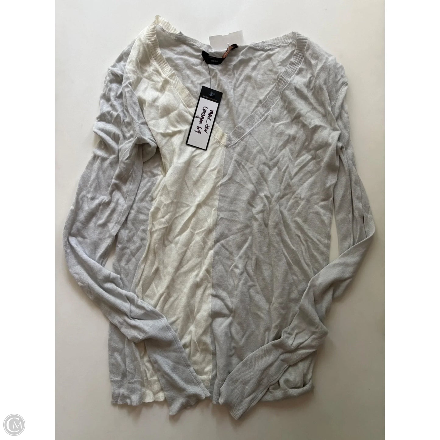 Sweater By Bcbgmaxazria In Grey, Size: S