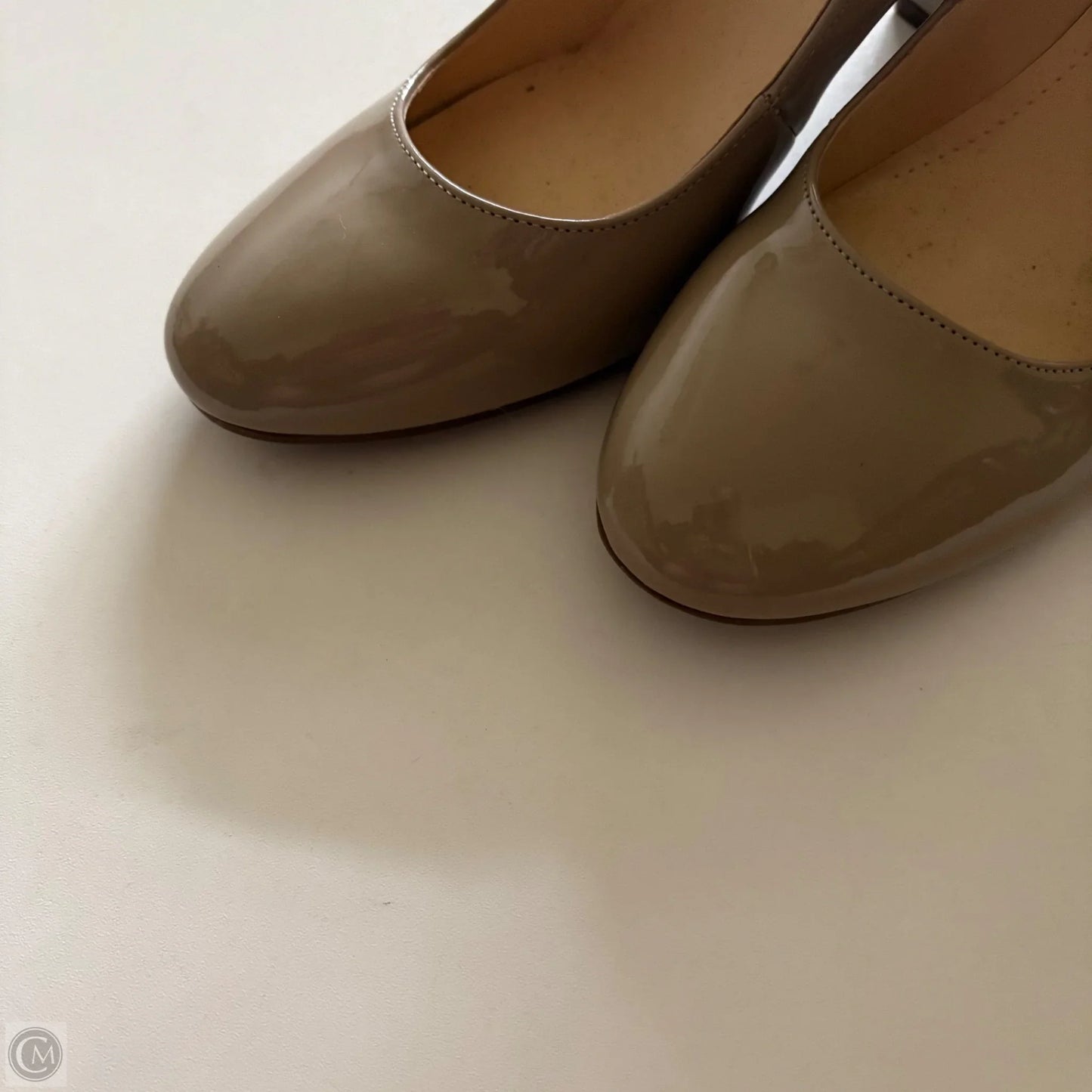 Shoes Heels Block By Liz Claiborne In Tan, Size: 9.5