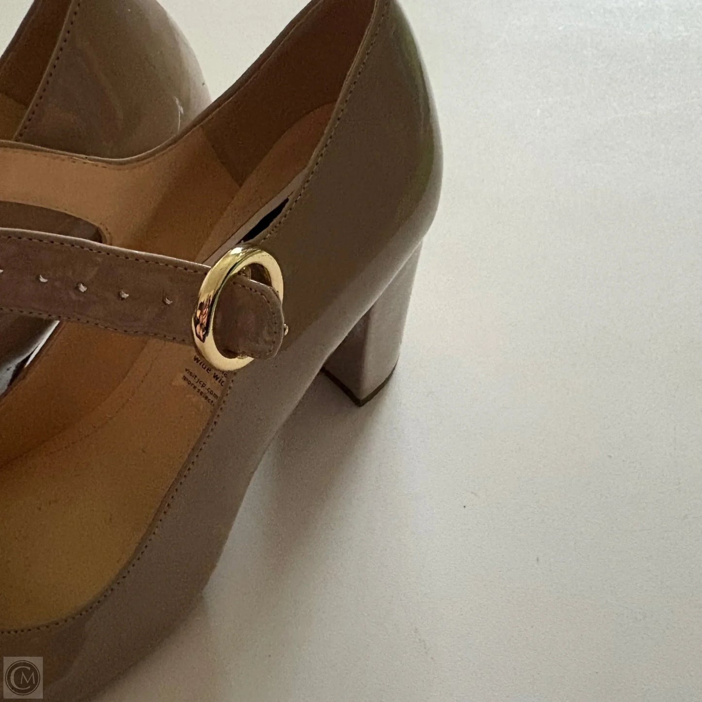 Shoes Heels Block By Liz Claiborne In Tan, Size: 9.5