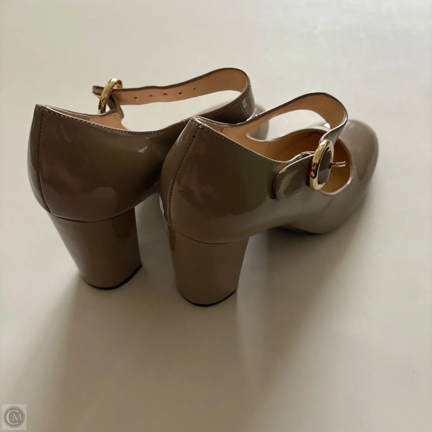 Shoes Heels Block By Liz Claiborne In Tan, Size: 9.5