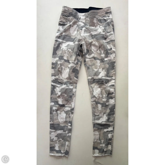 Jeans Straight By Coco And Carmen In Camouflage Print, Size: 4