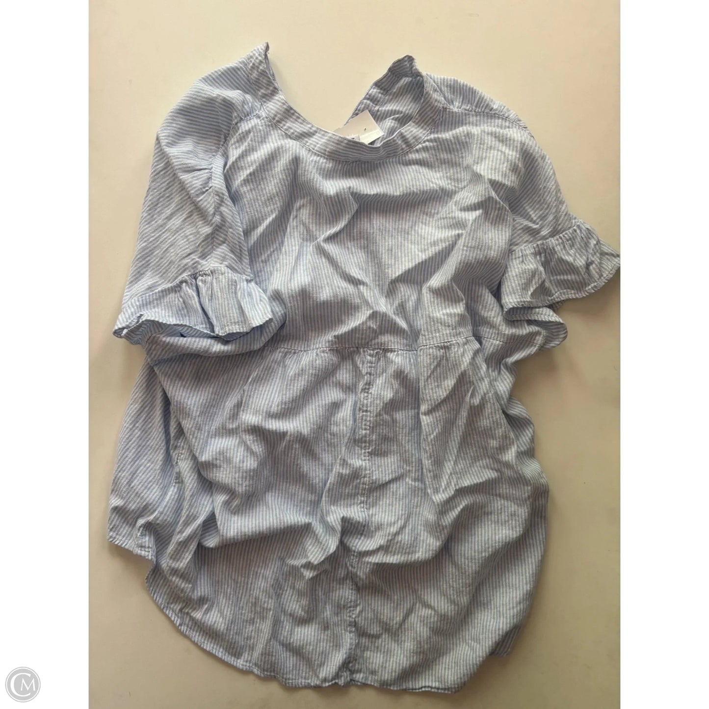 Top Long Sleeve By Crown And Ivy In Striped Pattern, Size: S