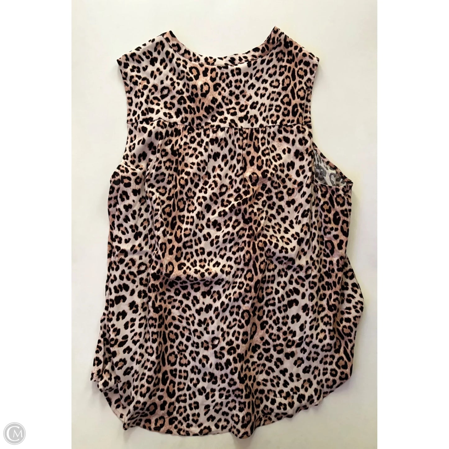 Blouse Sleeveless By Torrid In Animal Print, Size: 2x