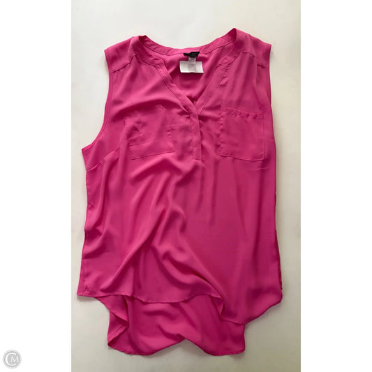 Blouse Sleeveless By Torrid In Pink, Size: 2x