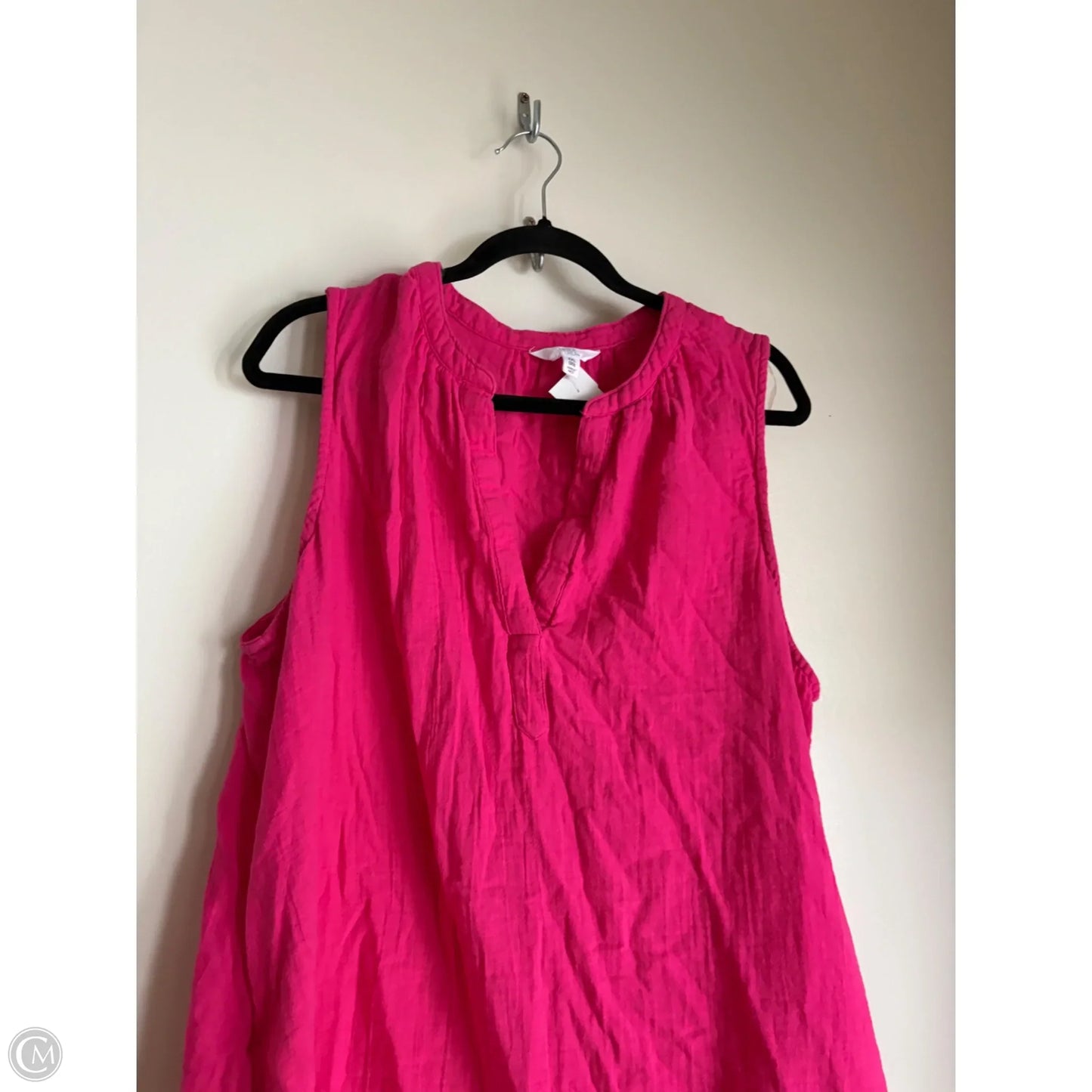 Dress Casual Maxi By Time And Tru In Pink, Size: 2x